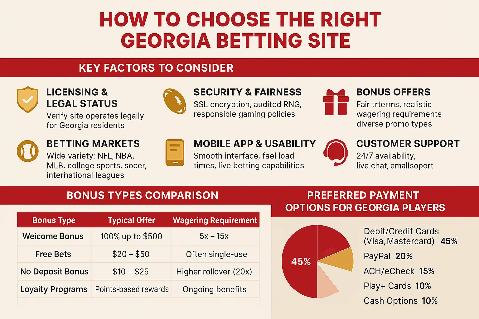 How to Choose the Right Georgia Betting Site